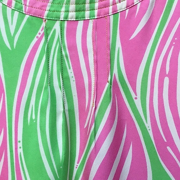 Lilly Pulitzer Faille Silk Pink/Lime Sheath Dress - Picture 3 of 12